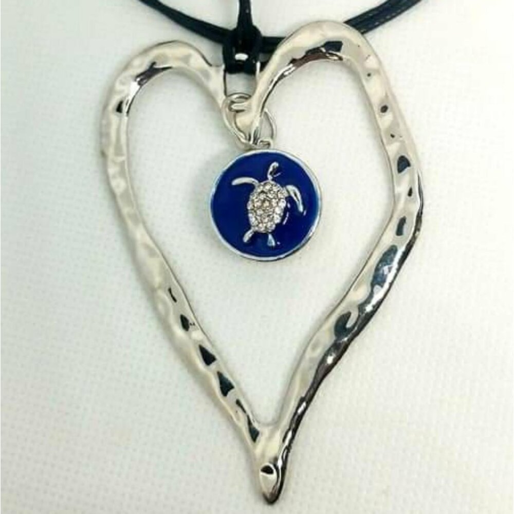 Turtle Heart Necklace